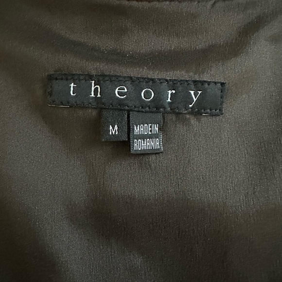 Theory Brown Leather Jacket - Picture 4 of 4